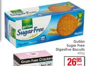 Gullon Sugar Free Digestive Biscuits-400g Each