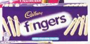 Cadbury Fingers White Chocolate Biscuits-114g
