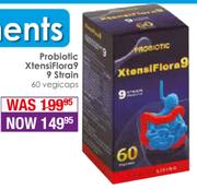 Probiotic Xtensi Flora 9Strain 60 Vegicaps