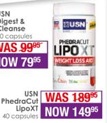 USN Phedra Cut Lipo XT 40 Capsules