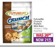 Future Life Crunch Protein Mini Bars Assorted-10 Bars/120g Each