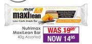 Nutrimax Maxilean Bar Assorted-40g