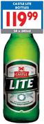 Castle Lite Bottles-24x340ml