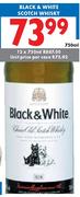 Black & White Scotch Whisky-750ml