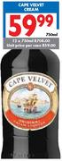 Cape Velvet Cream-750ml