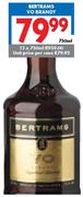 Bertrams VO Brandy-750ml