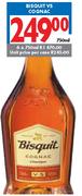 Bisquit VS Cognac-750ml