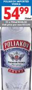 Poliakov Imported Vodka-750Ml