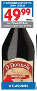 O'Donnells Imported Irish Cream-750ml