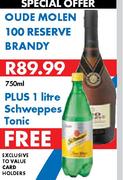 Oude Molen 100 Reserve Brandy-750ml