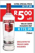 Smirnoff Vodka-750ml