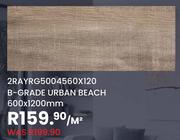 2RAYRG5004560 X 120 B-Grade Urban Beach 600 x 1200mm-PerM²
