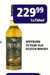 Speyburn 10 Year Old Scotch Whisky-750ml