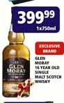 Glen Moray 16 Year Old Single Malt Scotch Whisky-750ml