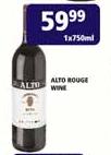 Alto Rouge Wine-750ml