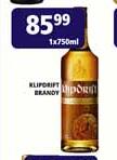 Klipdrift Brandy-750ml
