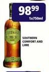 Southern Comfort & Lime-750ml
