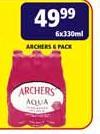 Archers Aqua-6x330ml Pack