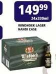 Windhoek Lager Handi Case-24X330ml 