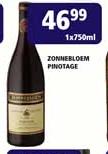 Zonnebloem Pinotage-1X750ml Each