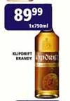Klipdrift Brandy-750ml