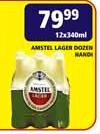 Amstel Lager Dozen Nandi-12 x 340ml
