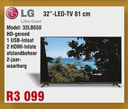 LG 32" (81cm) LED TV 32LB550