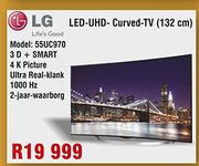 LG 55"(132cm) LED UHD Curved TV 55UC970