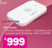 Ultra Link MiFi Router
