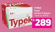 Typek Paper A4 Box 5 Reams