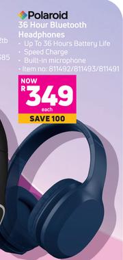 Special Polaroid 36 Hour Bluetooth Headphone Each m.guzzle .za