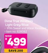 Dime True Wireless Light (Grey/Blue)-Each