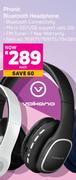 Volkano Phonic Bluetooth Headphone-Each
