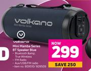 Volkano Mini Mamba Series BT Speaker (Blue)