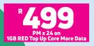 2 x Tecno Camon 17P LTE-On 1GB Red Top Up Core More Data + On Promo 65