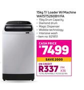 Samsung 15kg Top Loader Washing Machine WA15T5260BY/FA