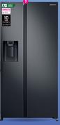 Samsung 617L 2 Door Gentle Black Fridge RS64R53112A