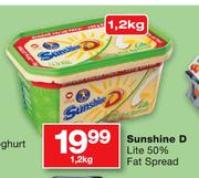 Sunshine D Lite 50% Fat Spread-1.2kg