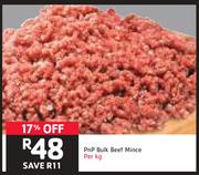 PnP Bulk Beef Mince-Per Kg