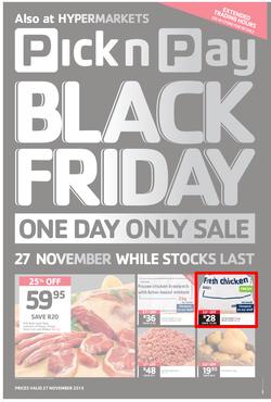 Pick n Pay Western Cape : Black Friday (27 November Only), page 1