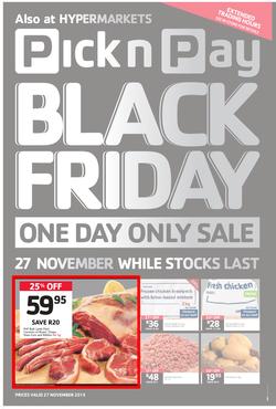 Pick n Pay Western Cape : Black Friday (27 November Only), page 1