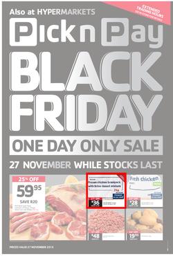 Pick n Pay Western Cape : Black Friday (27 November Only), page 1