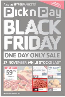 Pick n Pay Western Cape : Black Friday (27 November Only), page 1