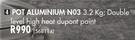Megamaster Pot Aluminium No 3-3.2Kg
