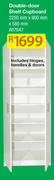 Double-Door Shelf Cupboard A07647-2250mmx900mmx580mm
