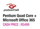 Packard Bell Pentium Quad Core+Microsoft Office 365