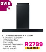 Samsung 2.1 Channel Soundbar HW-A450