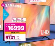 Samsung 70" UHD TV 70AU7000