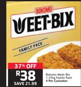 Bokomo Weet Bix Family Pack-1.35Kg