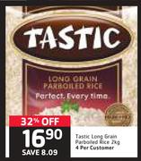 Tastic Long Grain Parboiled Rice-2Kg